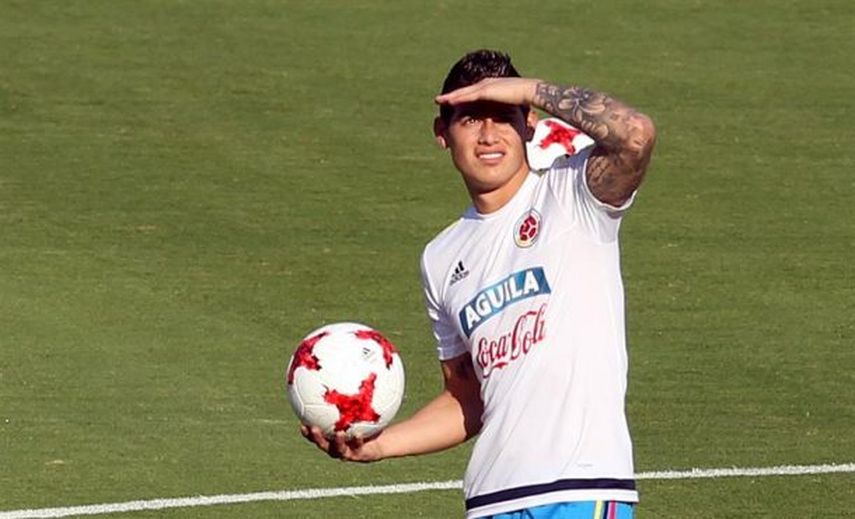 James se suma a la Selección Colombia con la mira puesta en Brasil