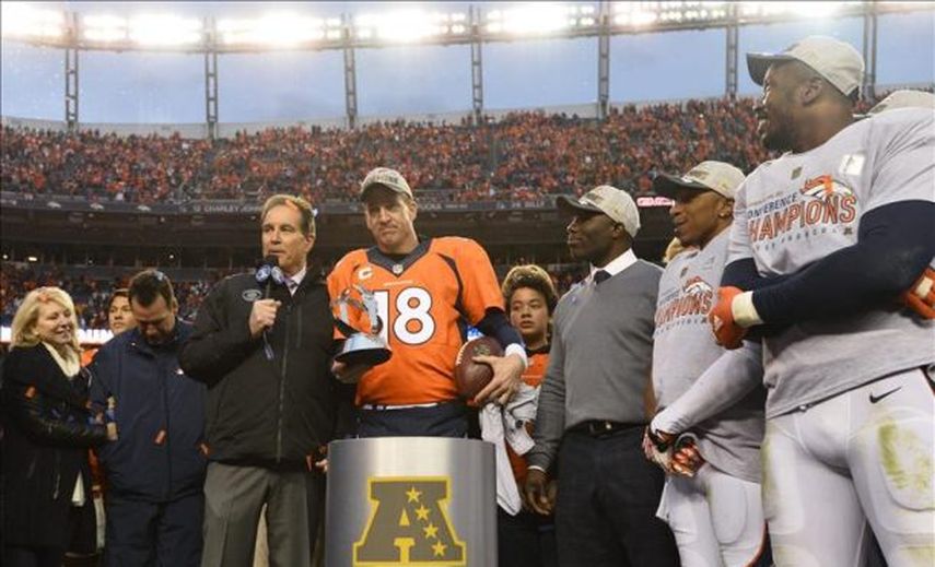 20-18. Peyton Manning y la defensa ponen a los Broncos en el Super Bowl 50