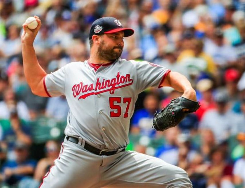 2-1. Roark y Wieters se combinan para vencer a los Rojos
