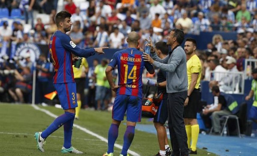 Denuncia de insultos a Luis Enrique en Leganés y en el Betis-Granada