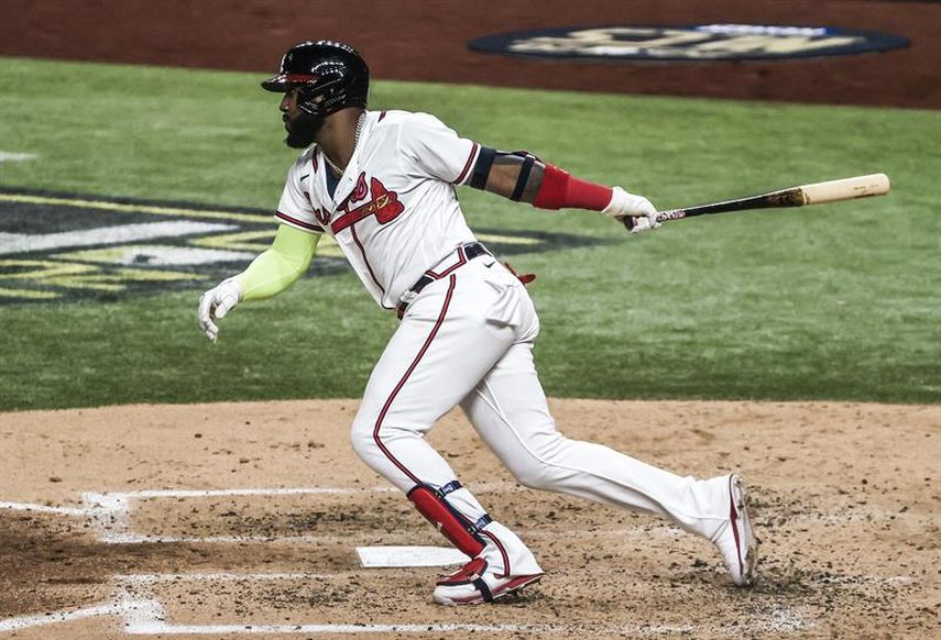 5-3. El dominicano Ozuna pega un grand slam en el triunfo de los Bravos sobre los Nacionales