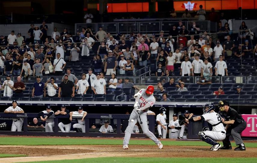 11-5. Sánchez inicia lluvia de jonrones contra Angelinos y Ohtani llega a 28