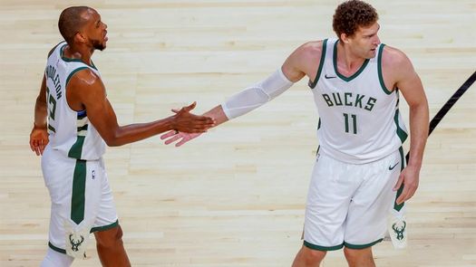141-133. Ante los Rockets, López y Middleton colocan a los Bucks segundos junto a los Nets