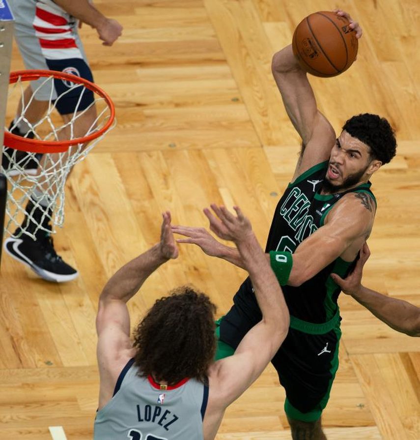 118-102. Tatum logra 26 puntos en victoria de los Celtics
