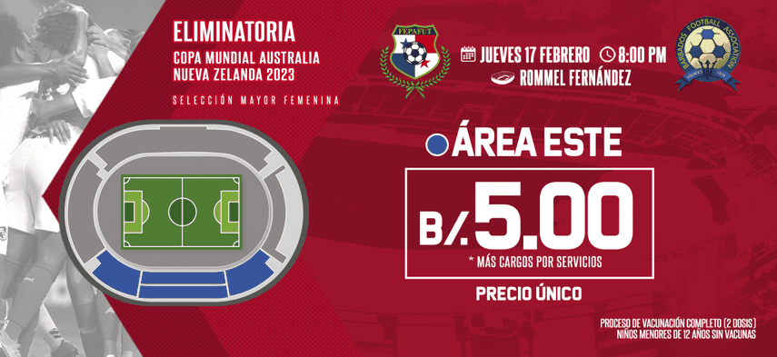 Panamá Femenina - Barbados: Ya están los boletos a la venta