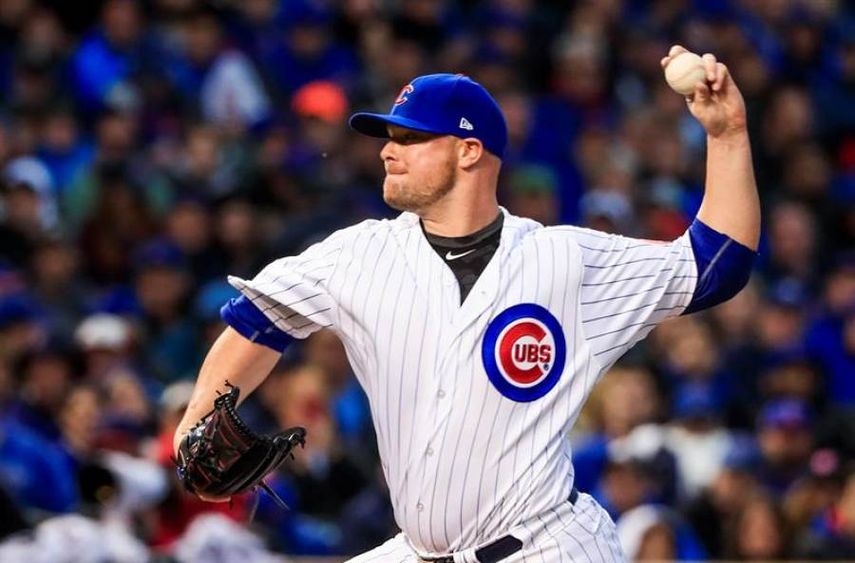 0-1. Lester recupera su mejor forma y Happ pega jonrón ganador