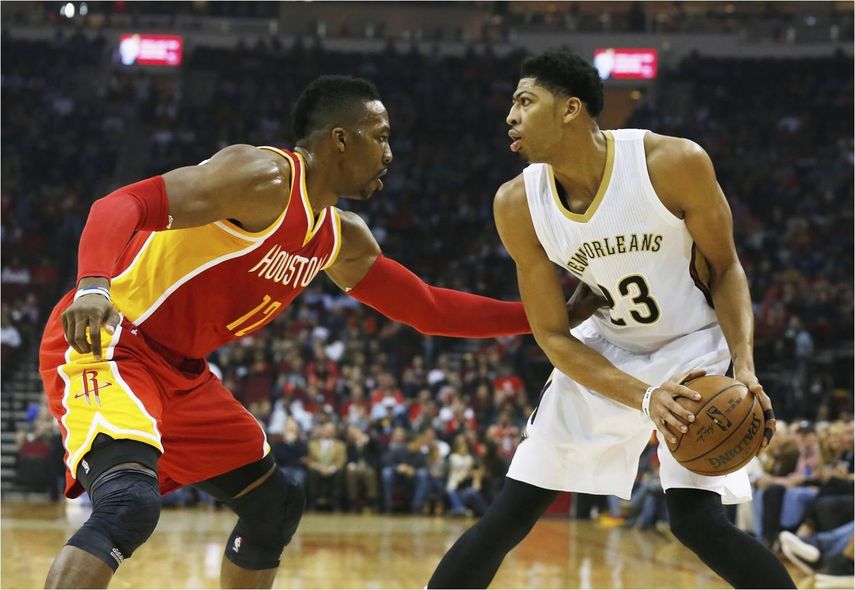90-99. Davis ganó el duelo a Howard y los Pelicans se imponen a los Rockets