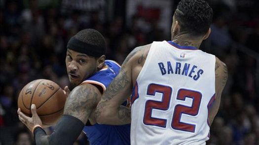 Carmelo Anthony podría ser baja lo que resta de temporada