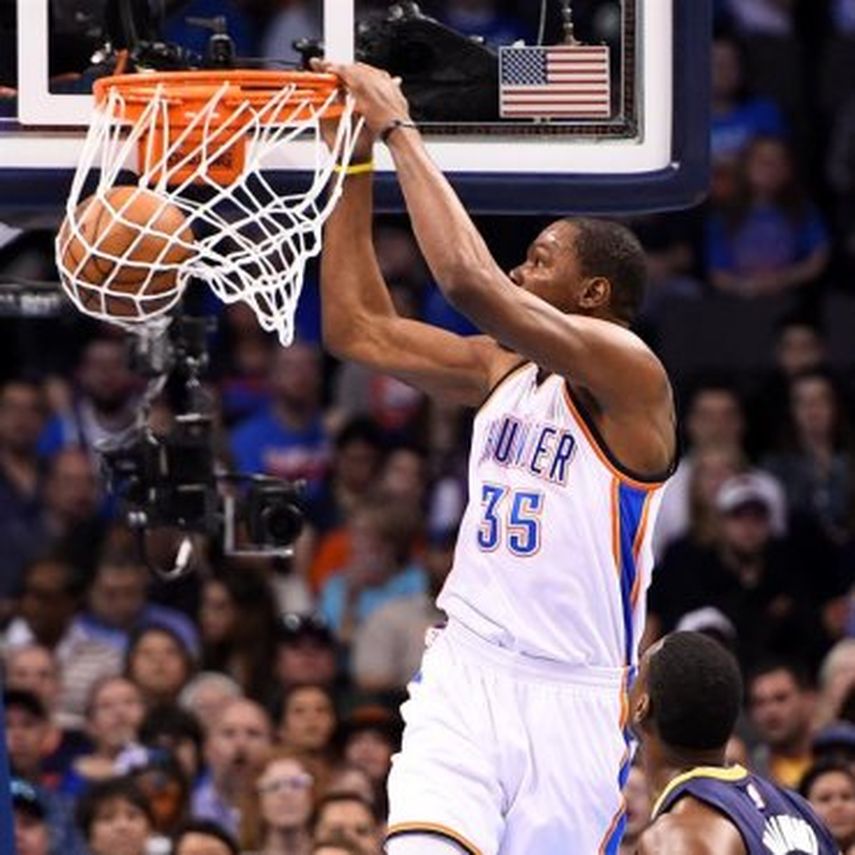 109-130. Durant conduce la victoria de los Thunder sobre los Celtics