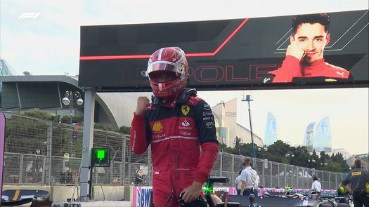 El piloto de Ferrari, Charles Leclerc saldrá primero en el Gran Premio de Azerbaiyán de este domingo. Su sexta pole de la temporada