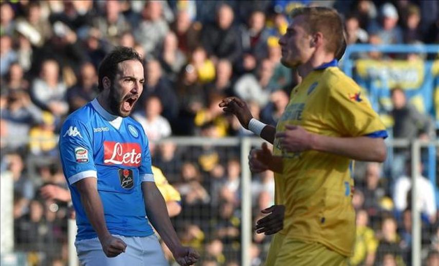 Higuaín se sitúa líder en solitario de la clasificación de artilleros en Europa