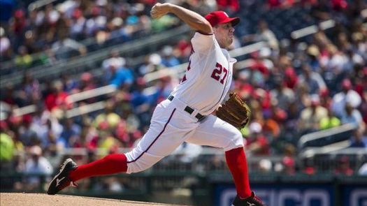 3-2. Zimmermann acerca a los Nacionales a la mejor marca de liga