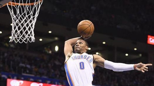 91-102. Westbrook igualó su mejor marca con 45 puntos y ganaron los Thunder